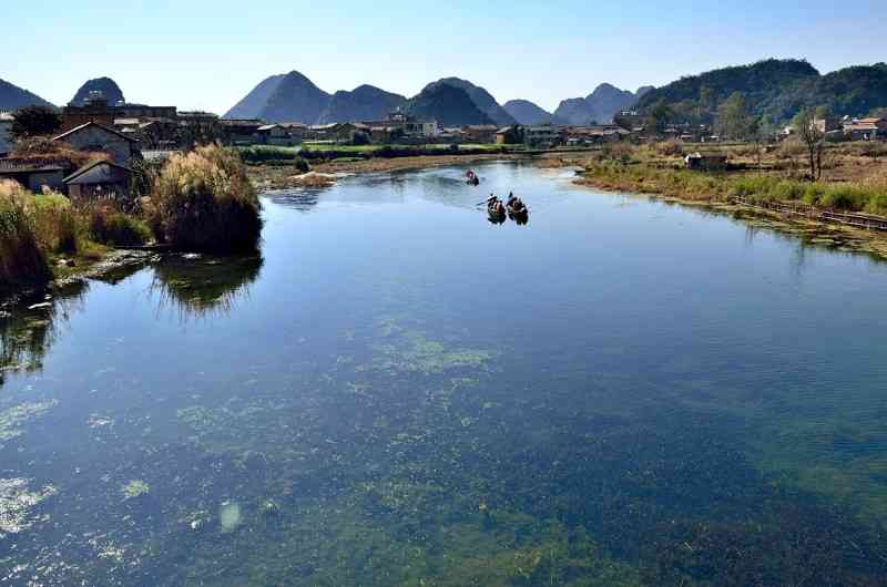 普者黑-----世间罕间中国独一无二的额斯特山水田园风光