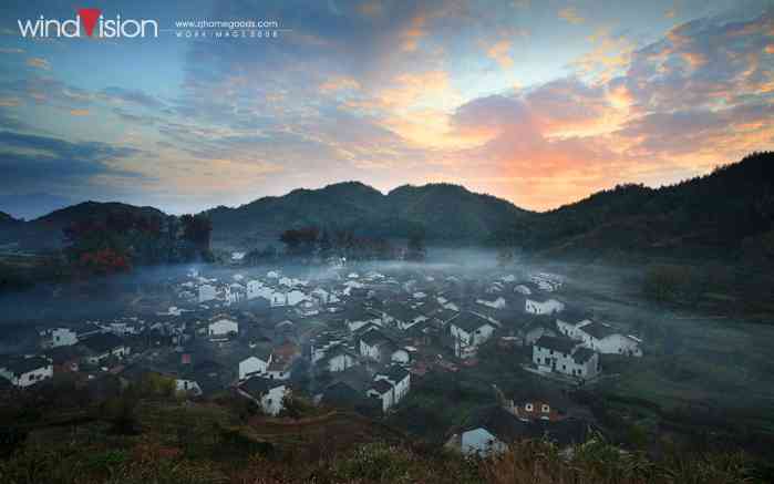 赏秋胜地---婺源长溪村