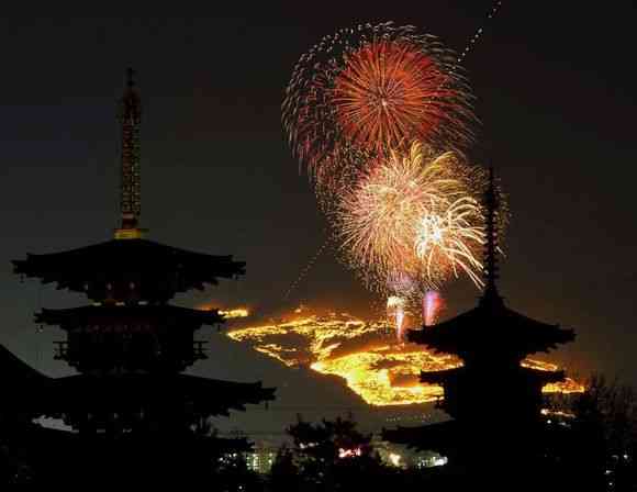 千年古都奈良的“烧山节”
