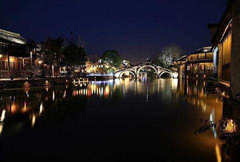 <上海-苏州-杭州-乌镇西栅4日游>夜宿乌镇，赠山塘老街（当地游）