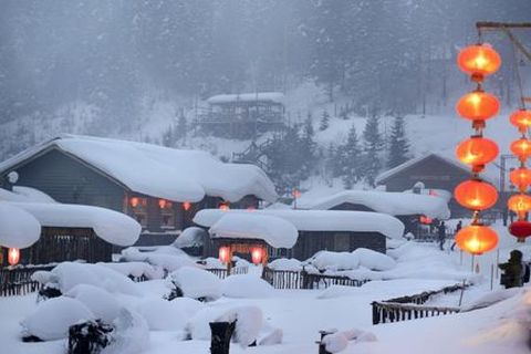 <哈尔滨-东升-雪乡-长白山7日游>冰雪盛宴，篝火晚会（当地游）