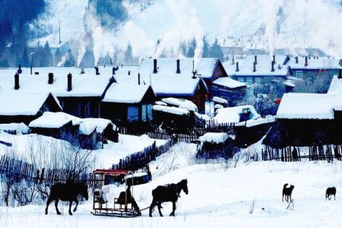 <哈尔滨-亚布力-雪乡6日游>东北火炕，攀登雪山、雪谷（当地游）